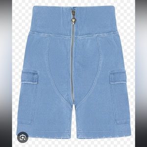 Tordrobes Denim U-Zip Shorts